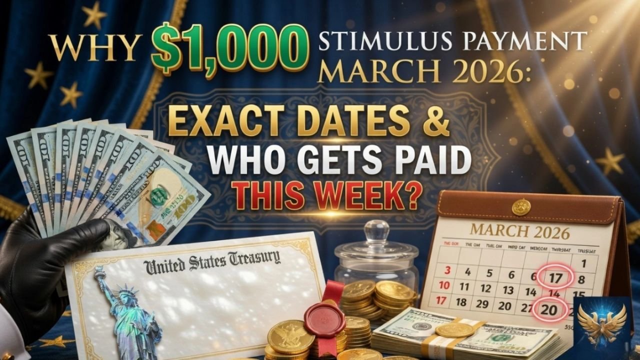 $1,000 Stimulus Check This Week! March 2026 Update on Payment Dates and Eligibility