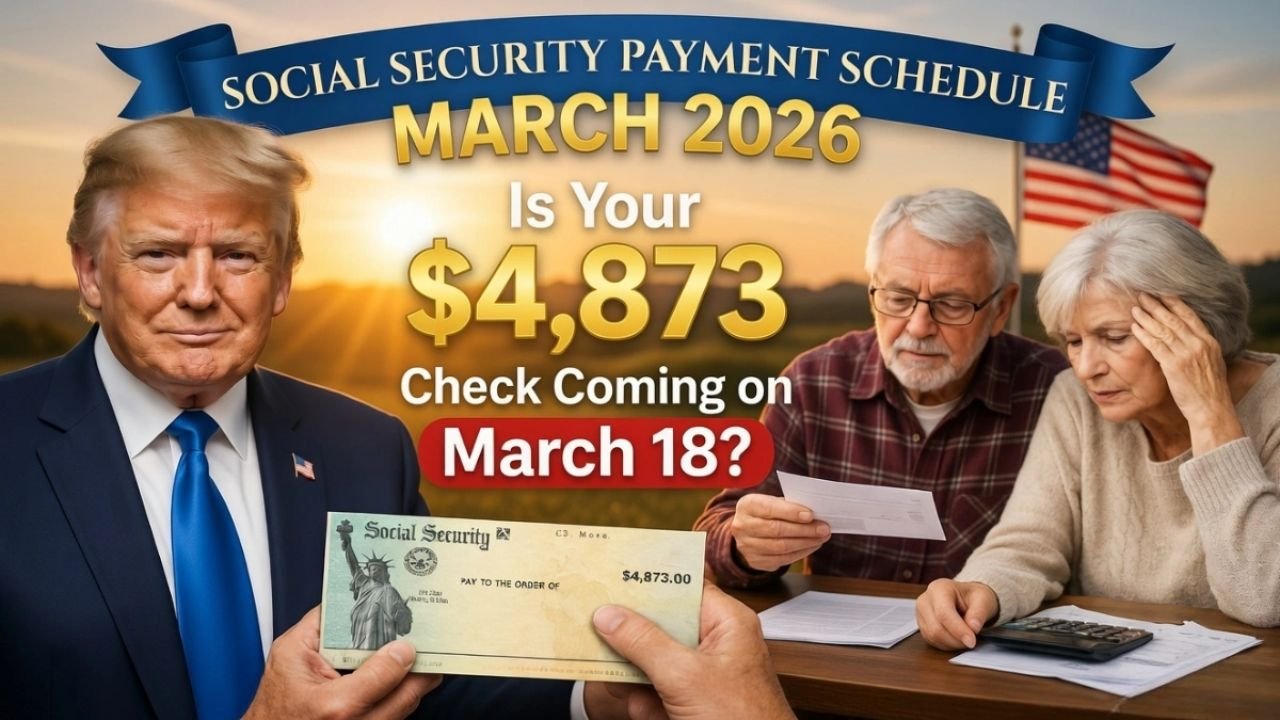 $4,873 Social Security Payment on March 18, 2026