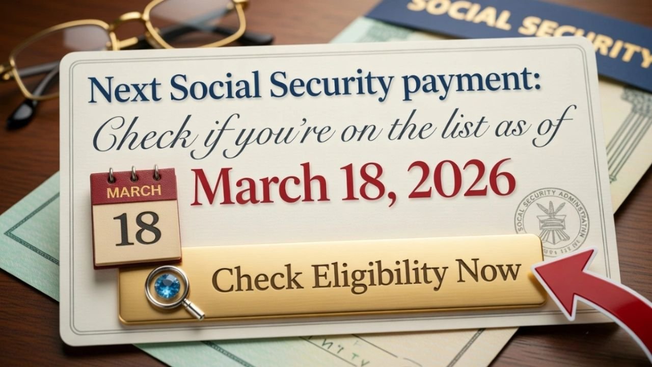 March 18, 2026 Social Security Payments: Confirm Your Eligibility and Schedule