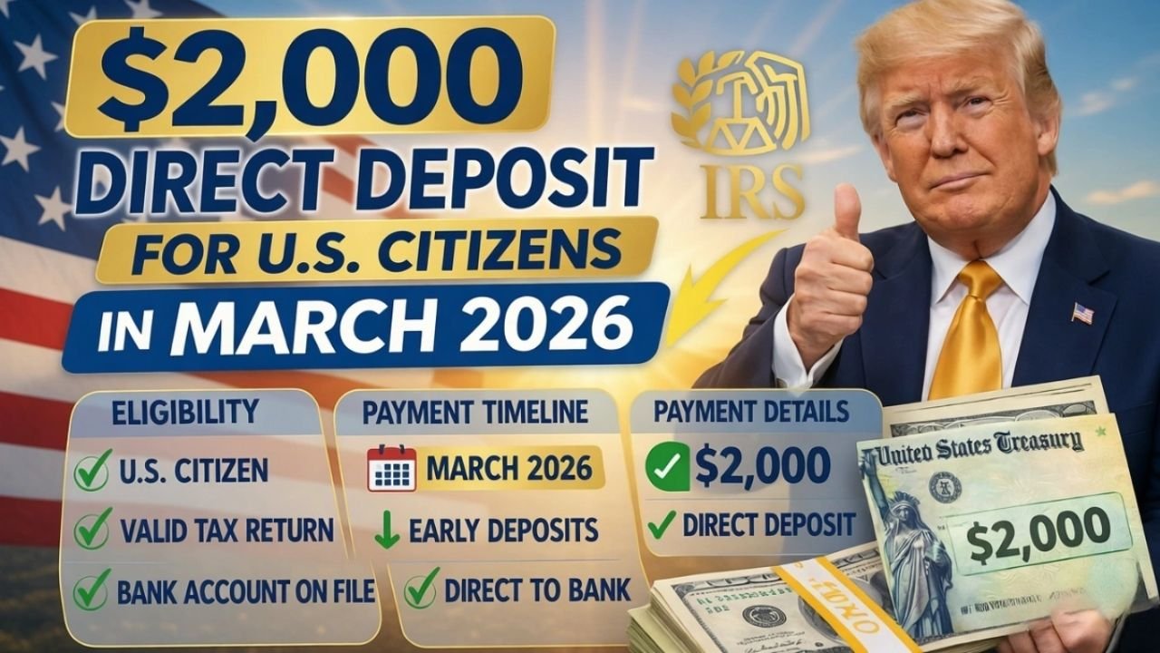 March 2026 $2,000 IRS Direct Deposit